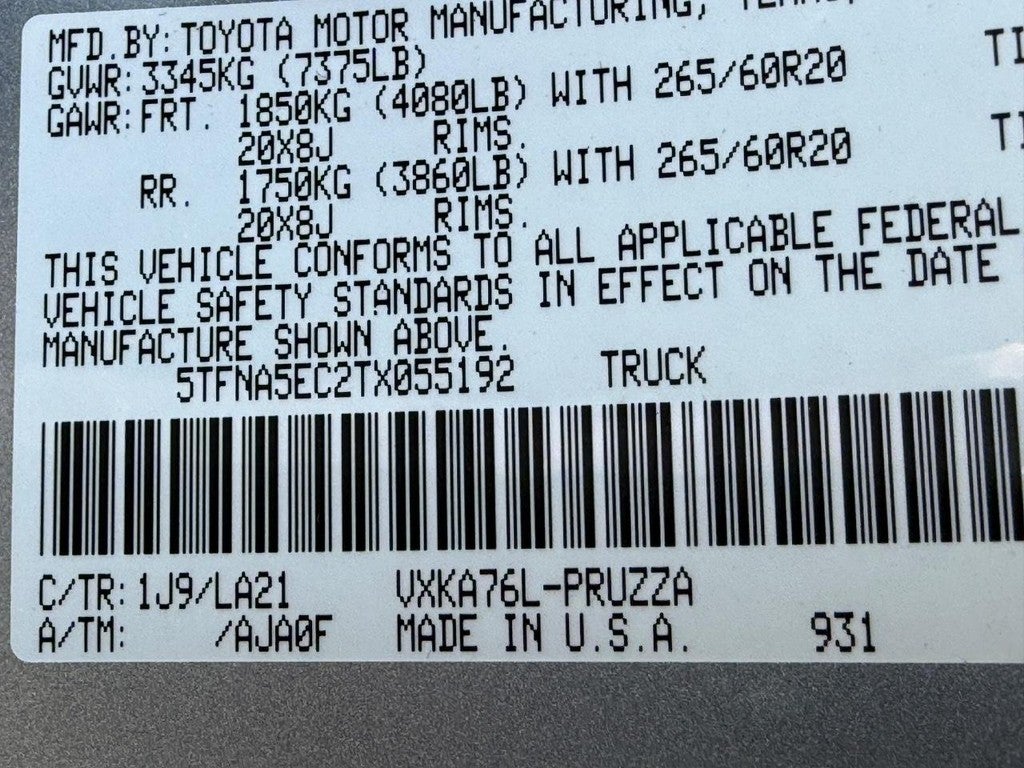 2026 Toyota Tundra Platinum