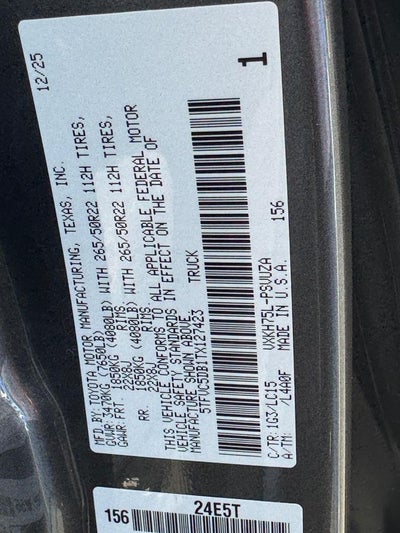 2026 Toyota Tundra i-FORCE MAX Capstone