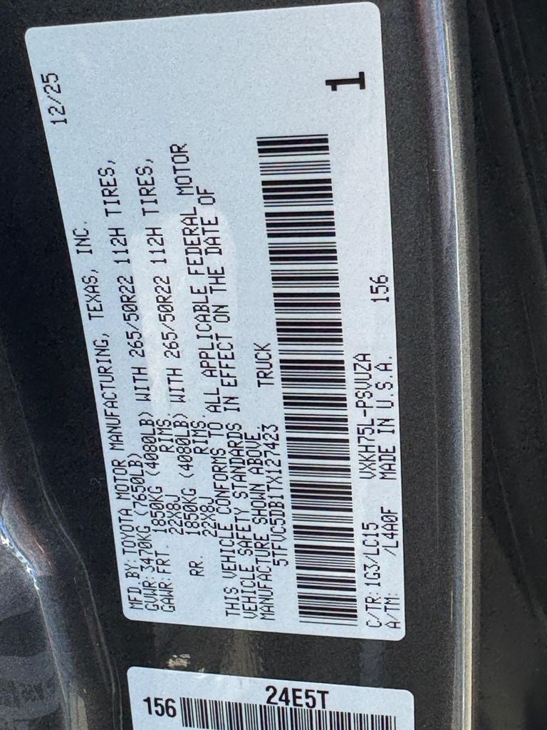 2026 Toyota Tundra i-FORCE MAX Capstone