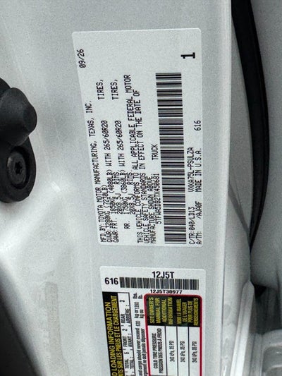 2026 Toyota Tundra Limited