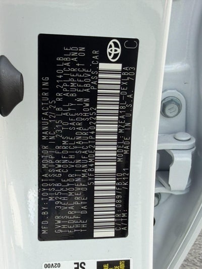 2026 Toyota Corolla LE