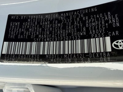 2026 Toyota Corolla XSE