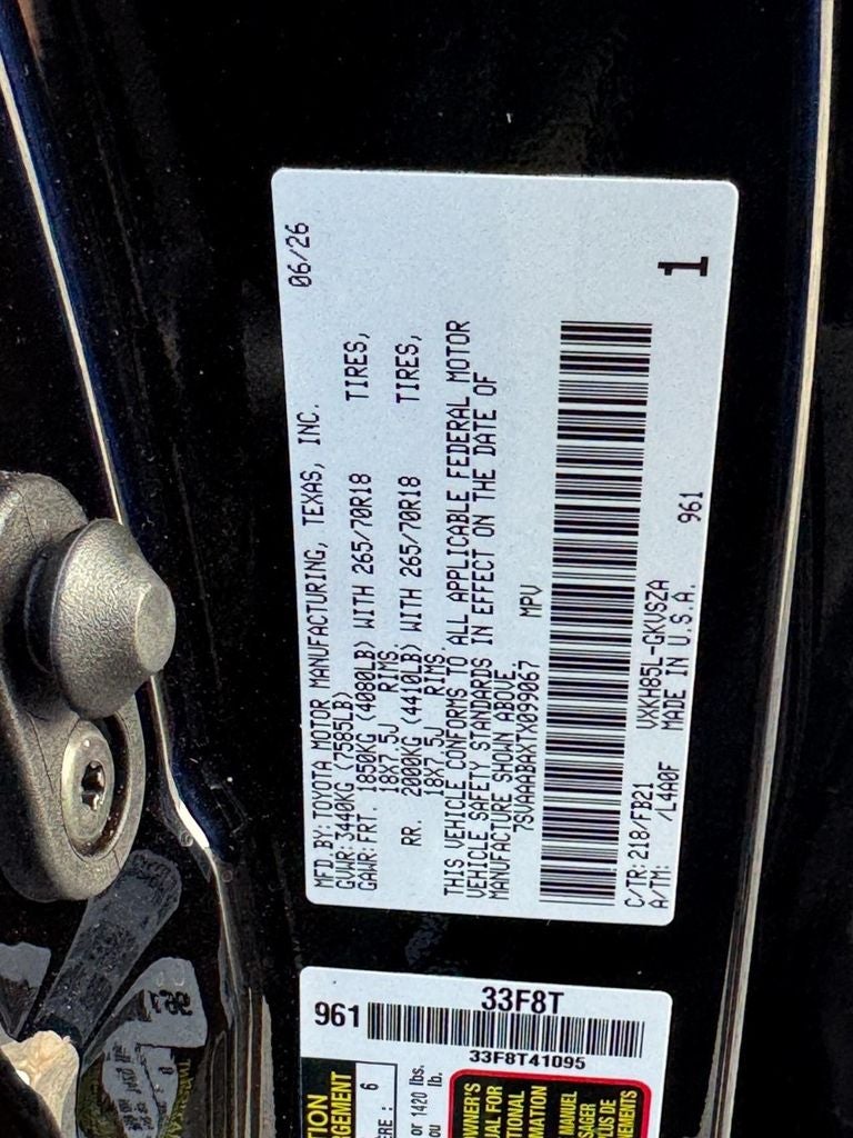 2026 Toyota Sequoia SR5
